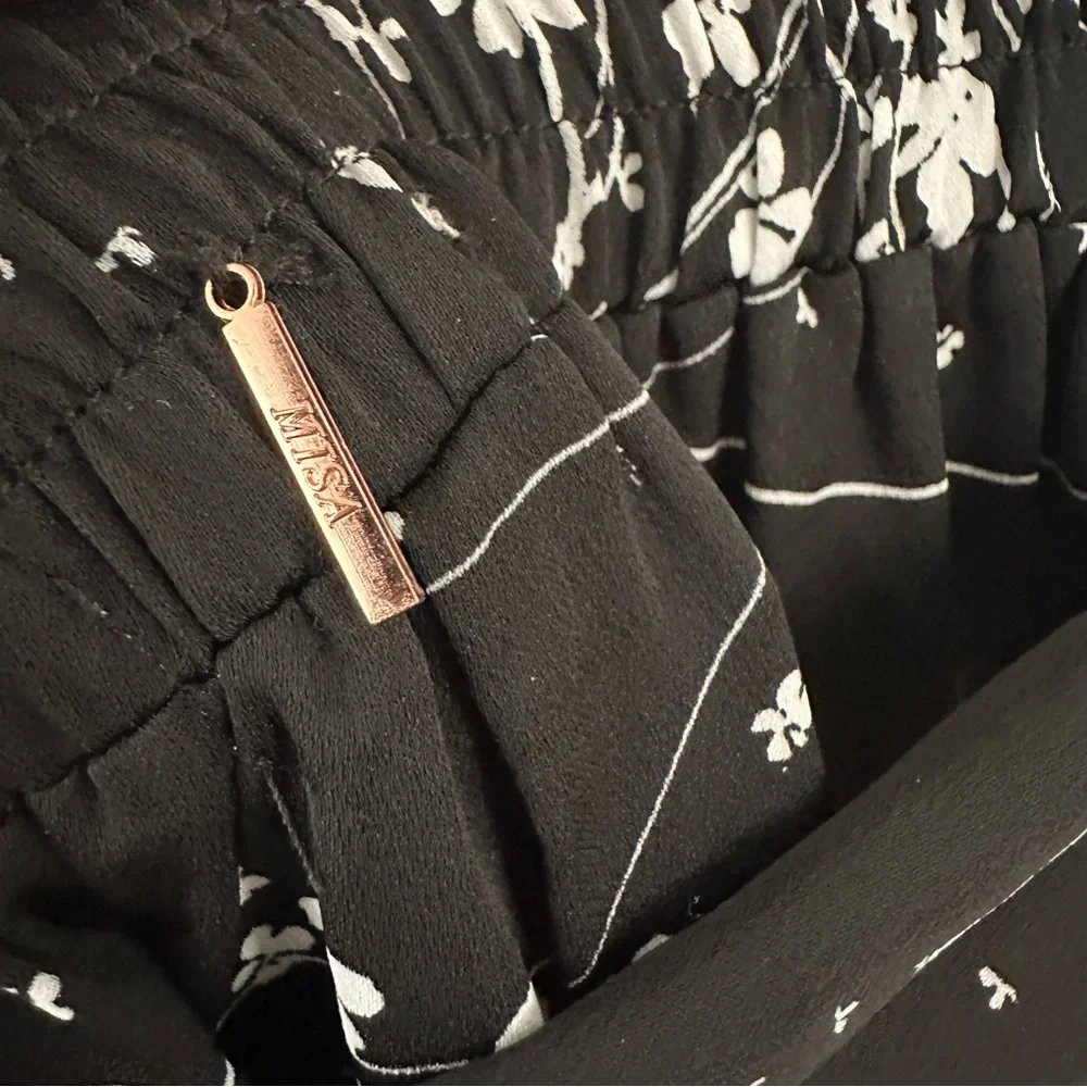 Misa Los Angeles Aliya Black Floral Pants - Picture 4 of 9